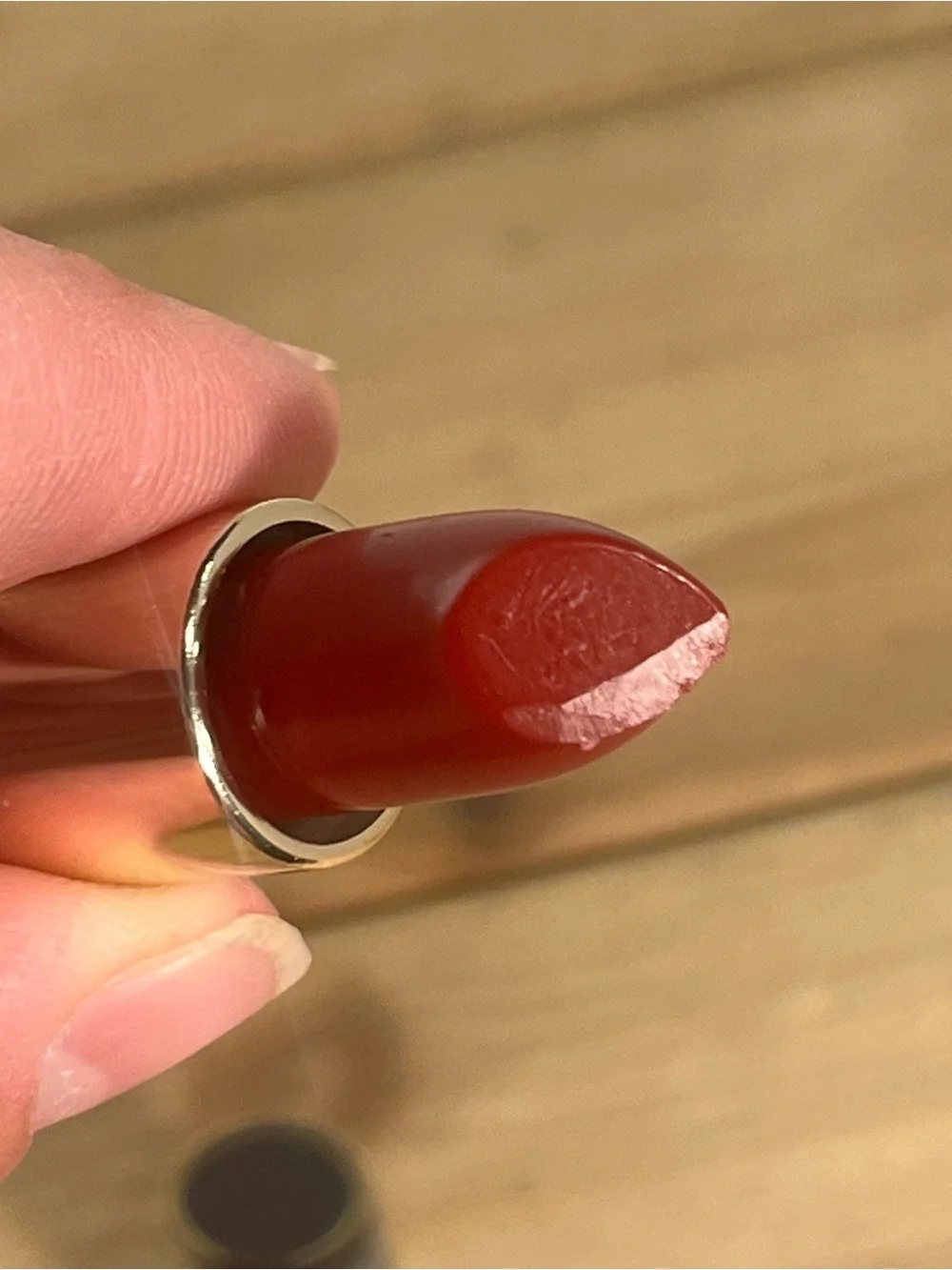 Vintage Revlon Super Lustrous Lipstick Serene Red #97 NOS Discontinued